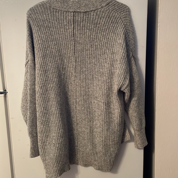GARAGE XS-S OVERSIZED GRAY CARDIGAN - Picture 5 of 5